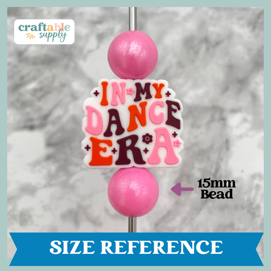In My Dance Era Silicone Focal Bead