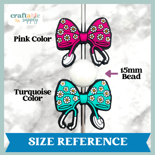 Daisy Stethoscope Silicone Focal Bead