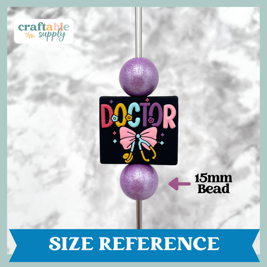 Doctor Stethoscope Silicone Focal Bead