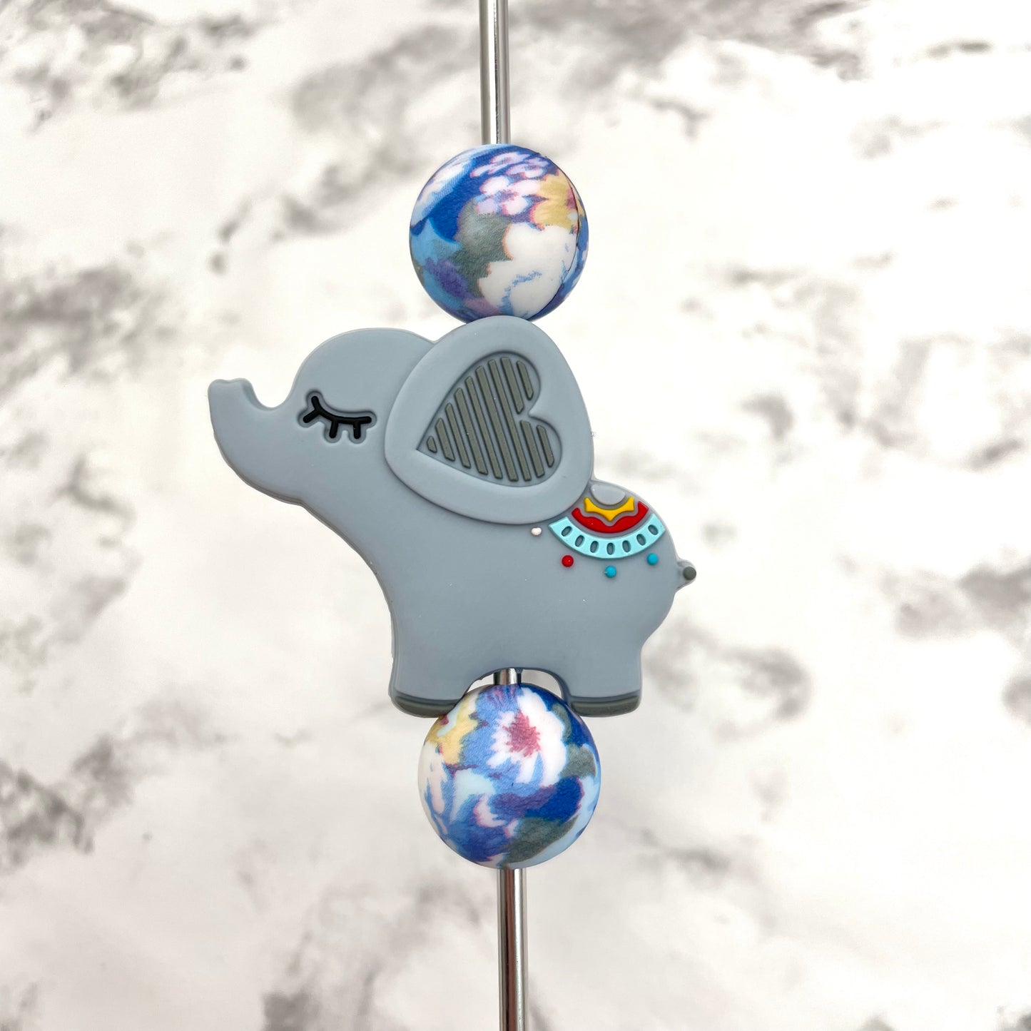 Elephant Silicone Focal Bead