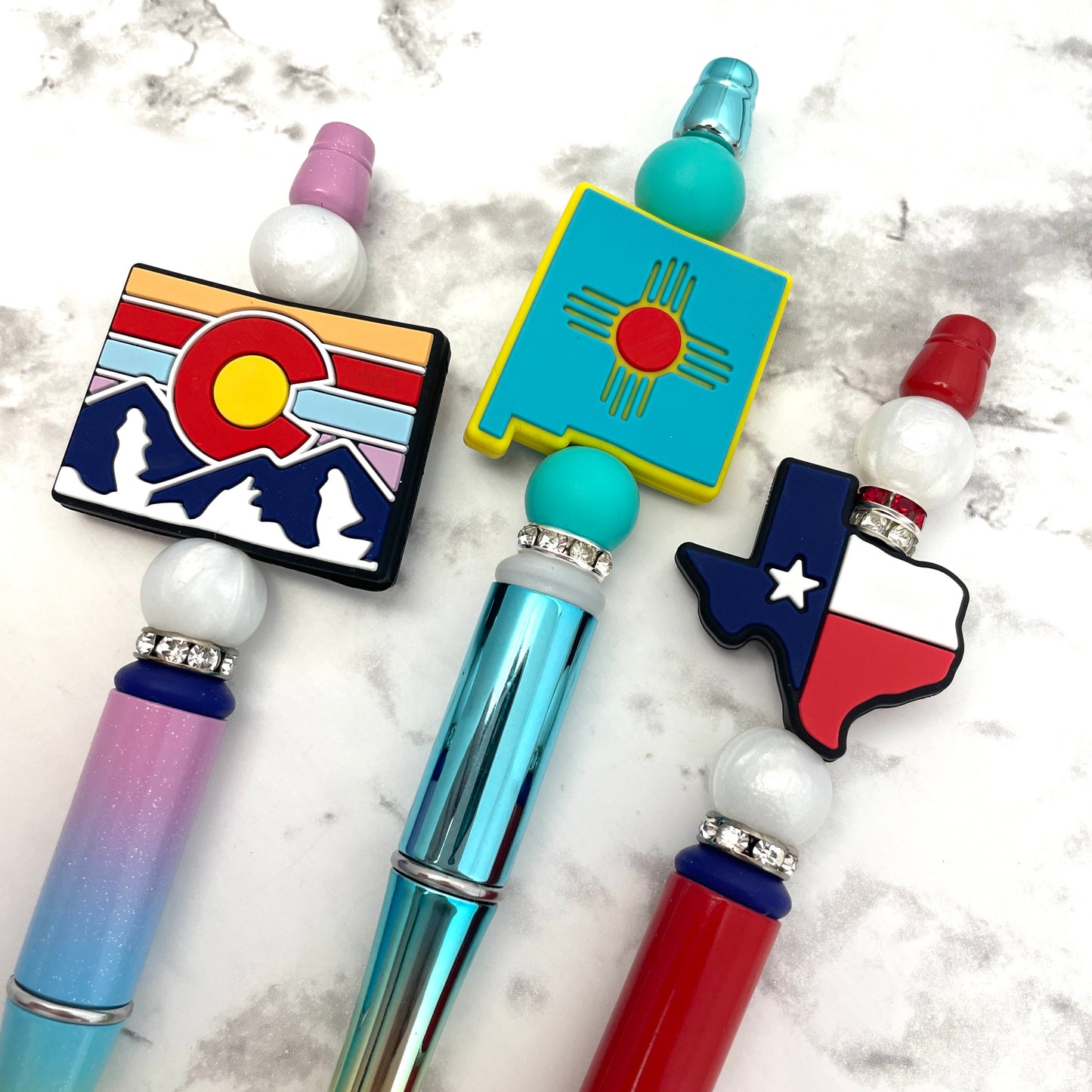 Texas Flag Silicone Focal Bead *Exclusive*