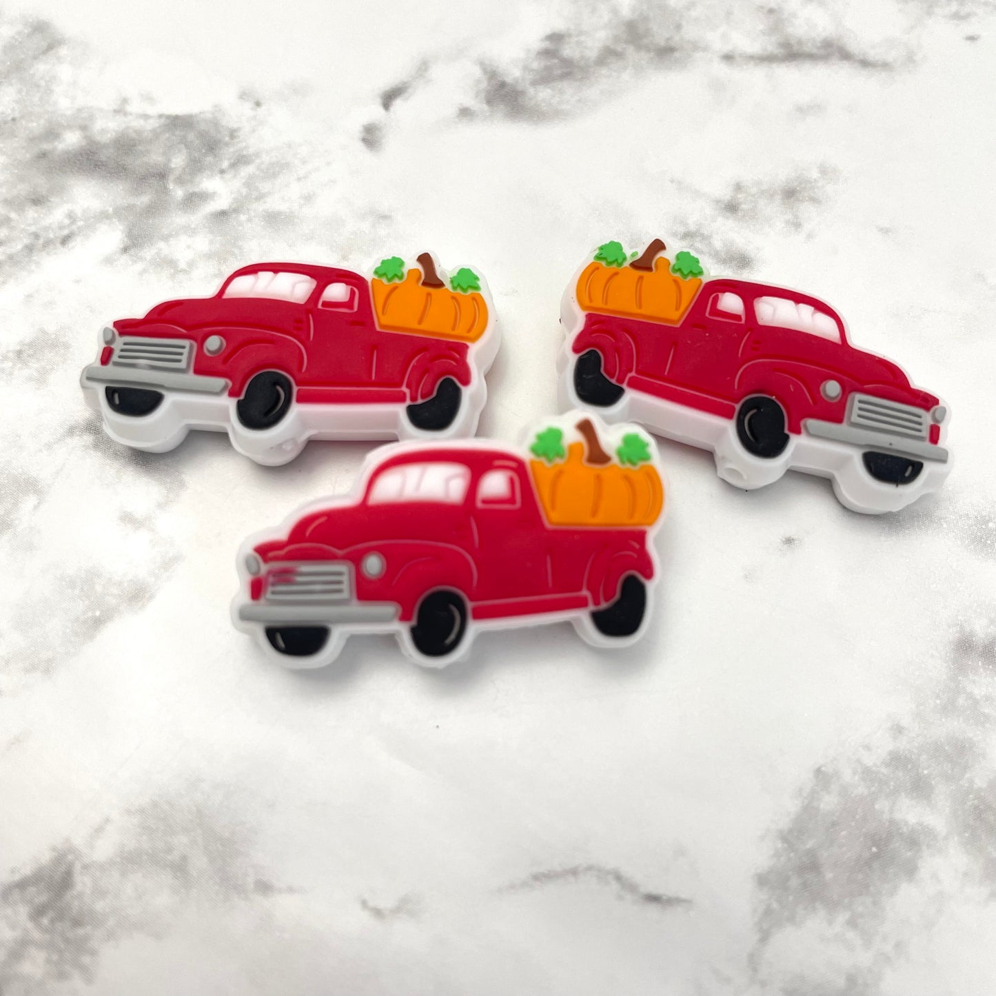 Fall Truck Silicone Focal Bead