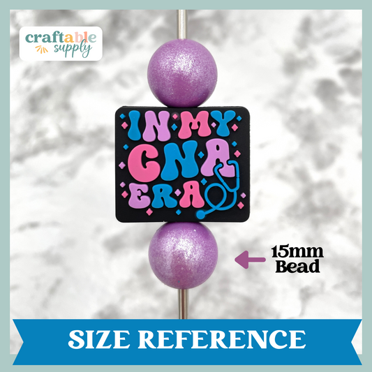 In My CNA Era Soft PVC Focal Bead