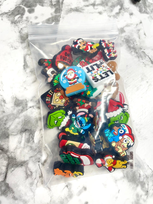 Christmas Mystery Silicone Focal Scoops