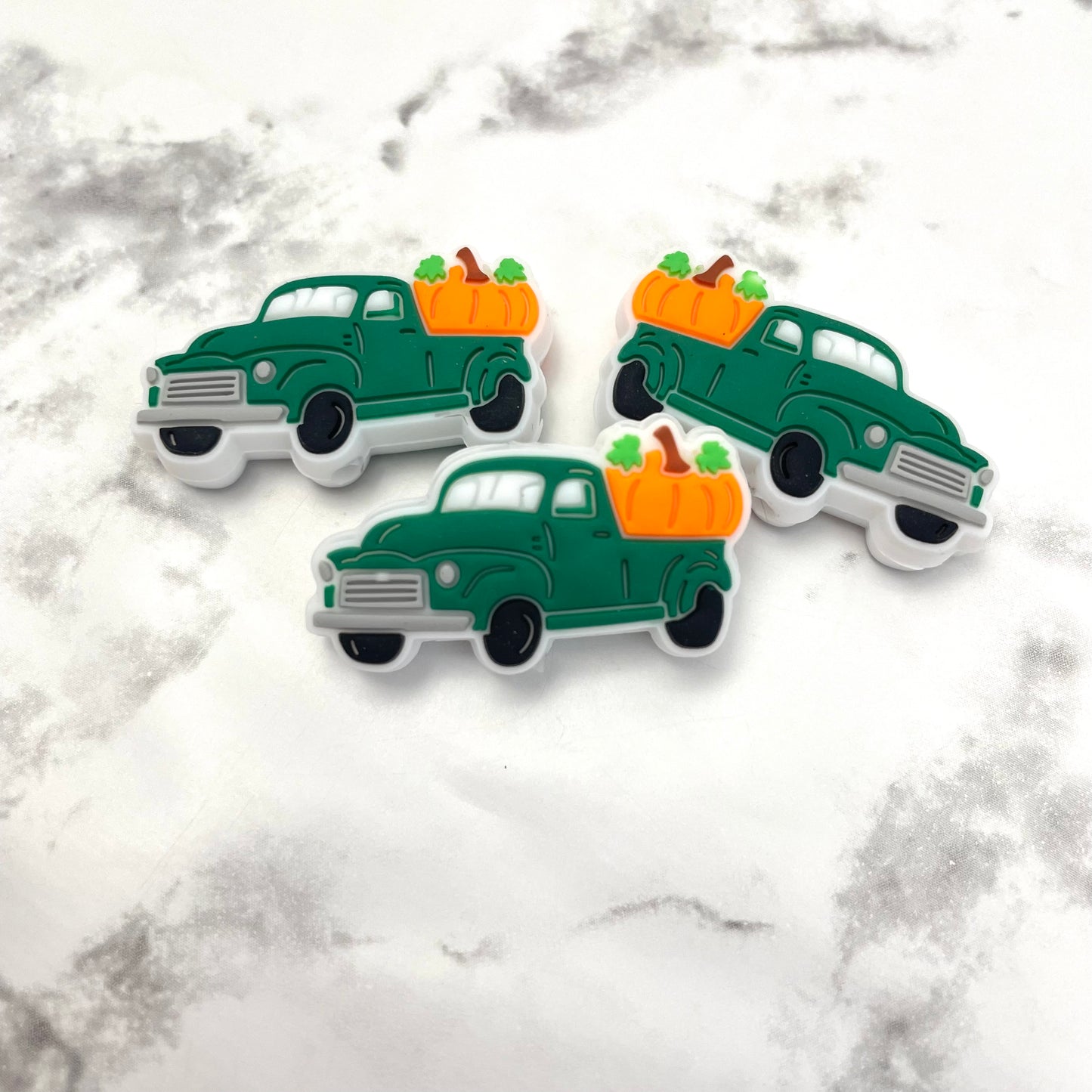 Fall Truck Silicone Focal Bead