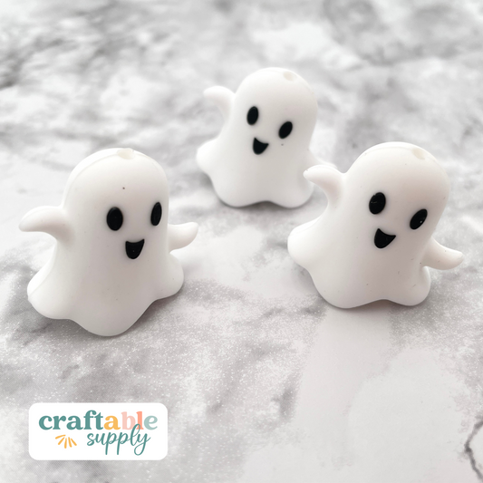 3D Ghost Silicone Focal Bead