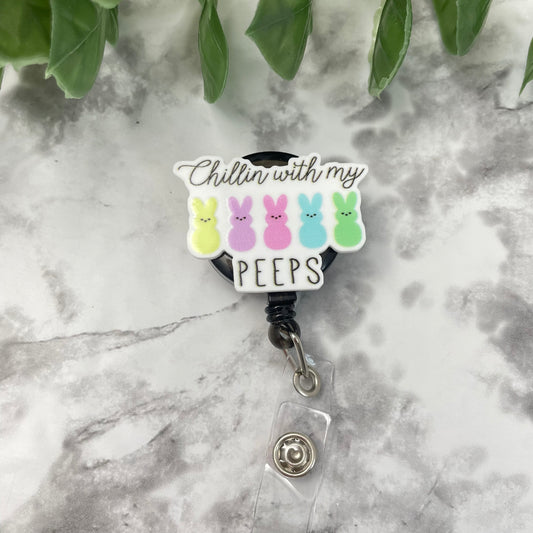 Chillin with my Peeps Easter Planar Resin Flatback