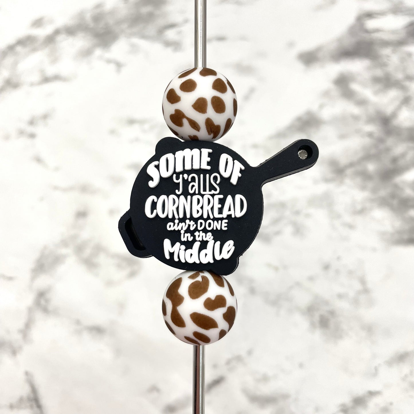Cornbread Aint' Done Soft PVC Focal Bead *Exclusive*