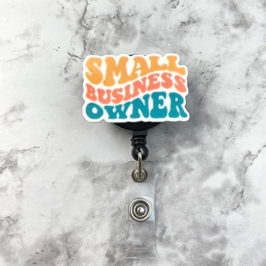 Small Business Owner Planar Resin Flatback