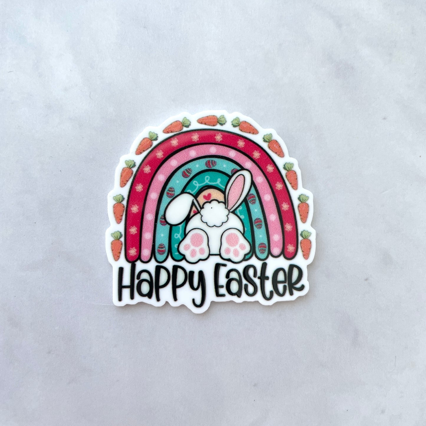 Happy Easter Rainbow Planar Resin Flatback