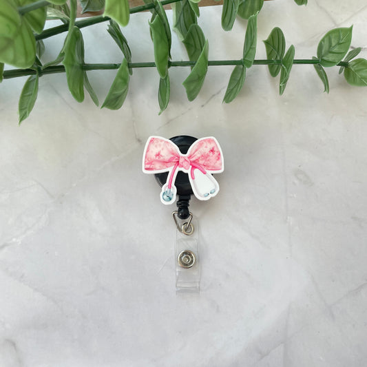 Stethoscope Bow Planar Resin Flatback