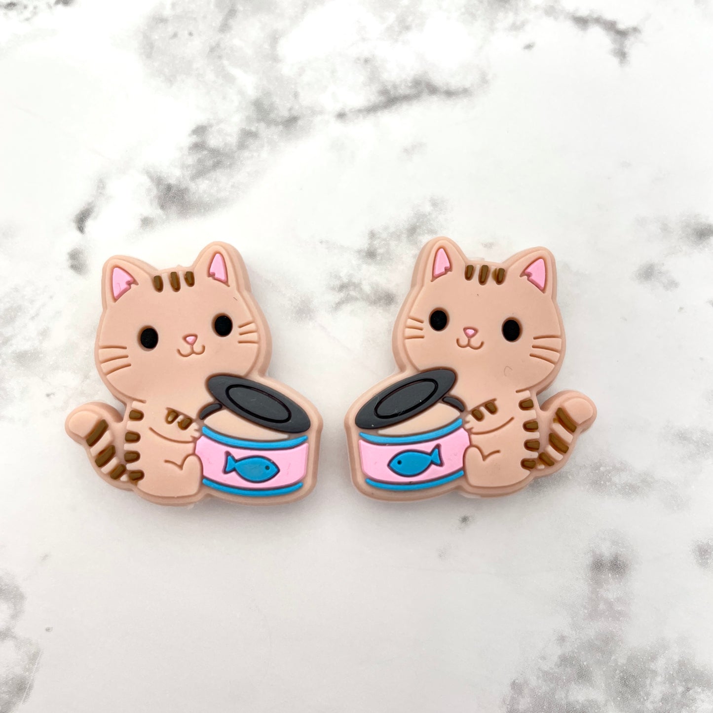 Nom Nom Cat Silicone Focal Bead