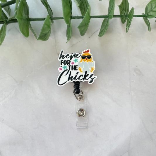 Here for the Chicks Planar Resin Flatback