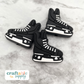 Hockey Skate Soft PVC Focal Bead
