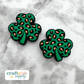 Leopard Clover Silicone Focal Bead