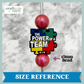 The Power of a Team Autism Silicone Focal Bead