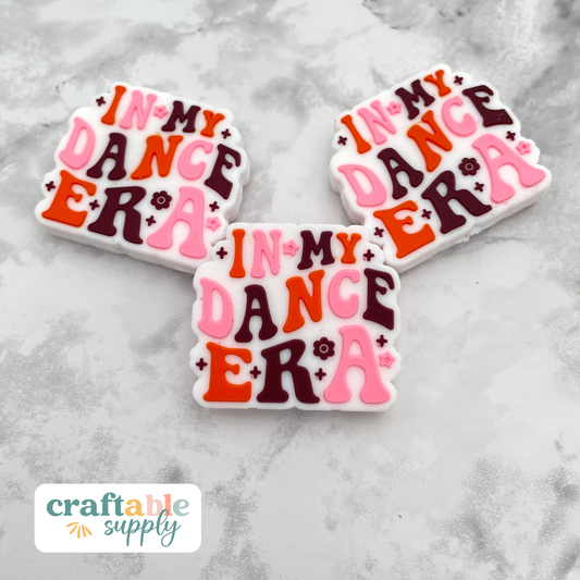 In My Dance Era Silicone Focal Bead
