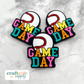 Baseball Game Day Silicone Focal Bead