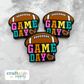 Football Game Day Silicone Focal Bead