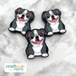 Bulldog Puppy Dog Silicone Focal Bead