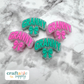 Granny Bow Silicone Focal Bead