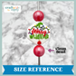 Merry Whatever Silicone Focal Bead