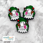 Don't Stop Believin Christmas Ghost Silicone Focal Bead