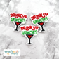 Drink Up Grinches Silicone Focal Bead