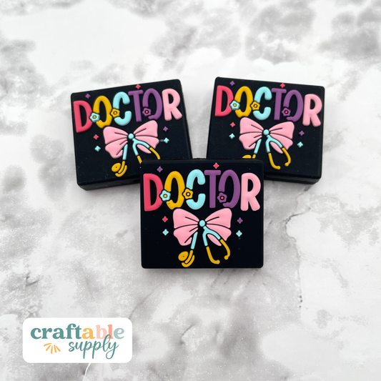 Doctor Stethoscope Silicone Focal Bead