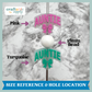 Auntie Bow Silicone Focal Bead