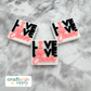Live Love Cheer Soft PVC Focal Bead