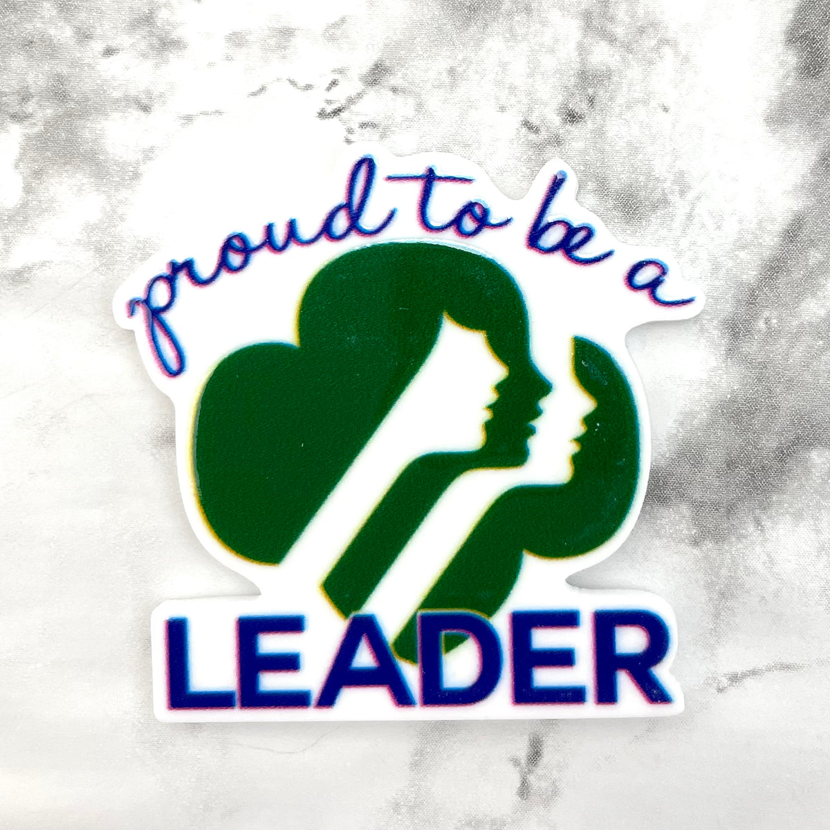 True Leader Sticker Proud to be a Leader Planar Resin Flatback – Craftable Supply