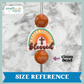 Blessed Cross Rainbow Soft PVC Focal Bead