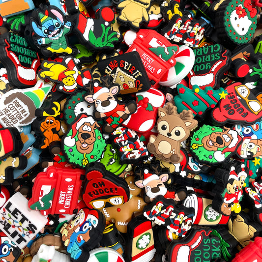 Christmas Mystery Silicone Focal Scoops