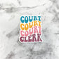 Court Clerk Planar Resin Flatback