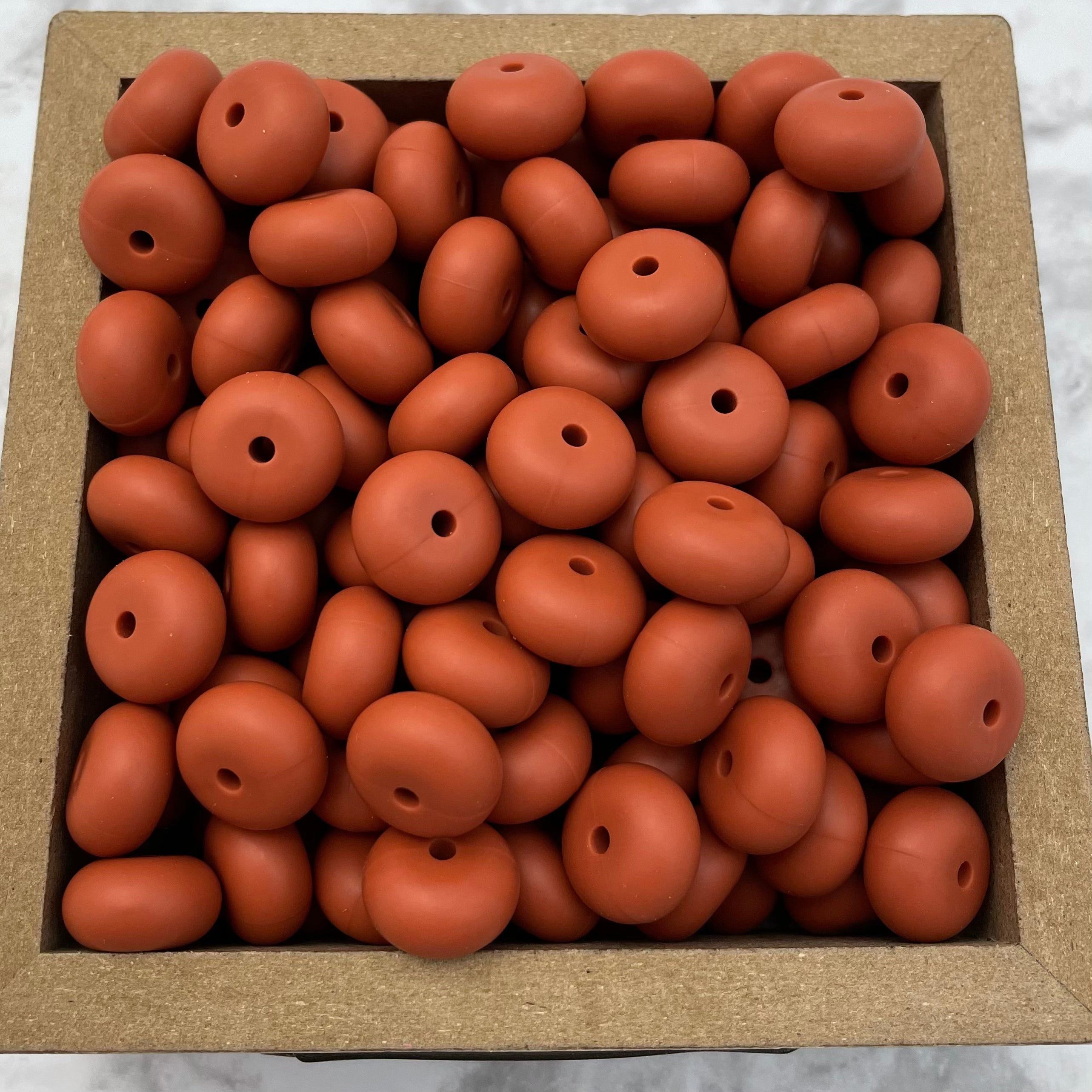 14mm Abacus Silicone Beads - Rust – Craftable Supply