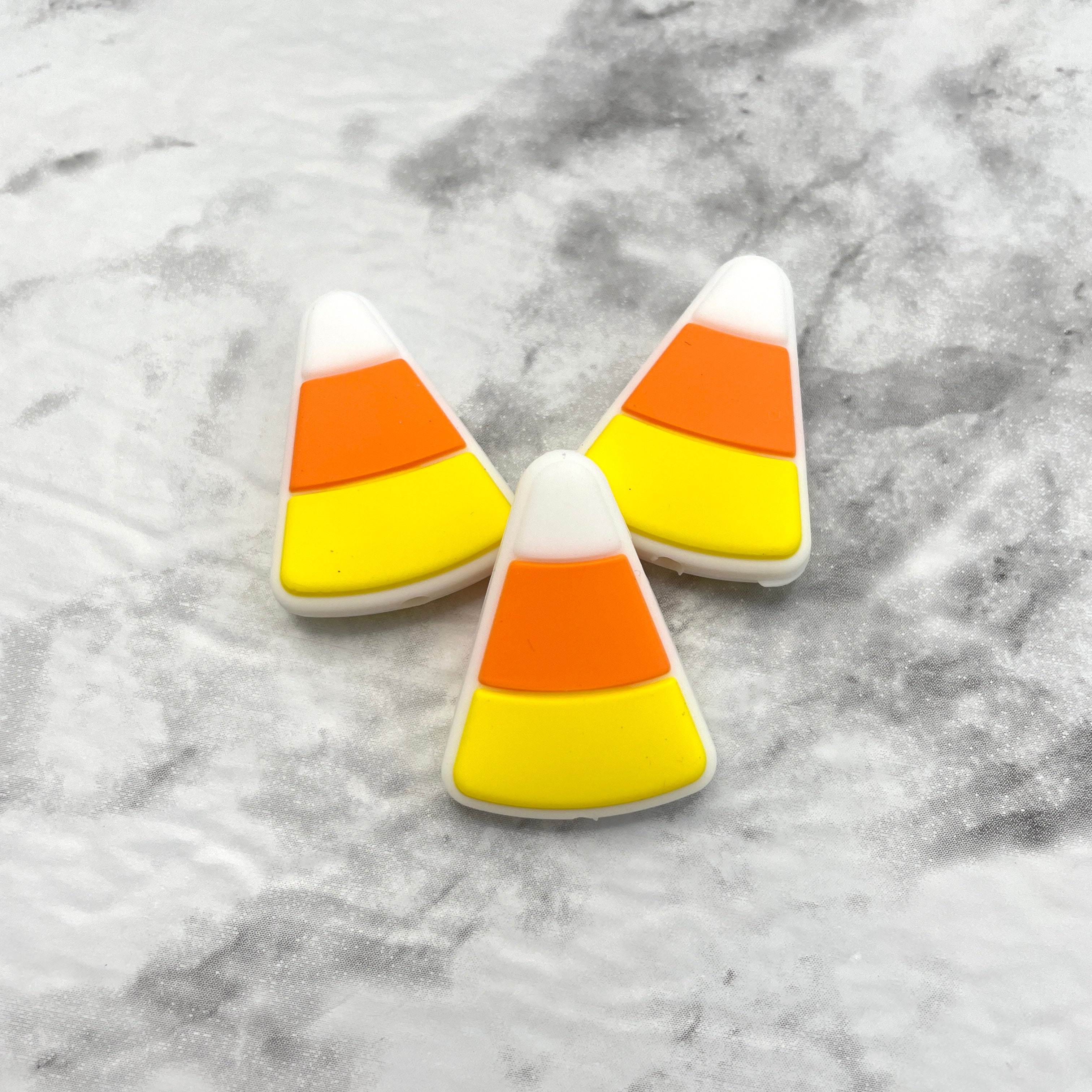Corn Silicone Rings Candy Corn Silicone Focal Bead – Craftable Supply