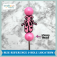 Ballet Slippers Silicone Focal Bead