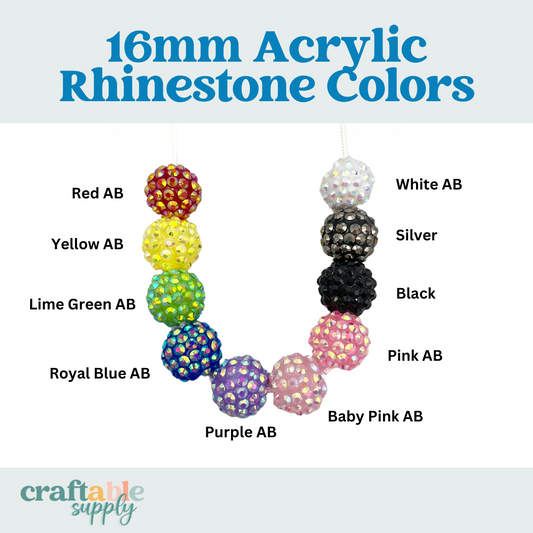 20mm Royal Blue Rhinestone Beads, Chunky Rhinestone Blue Beads, Chunky  Resin Rhinestone Beads, Gumball Beads, Chunky Necklace Supply Beads