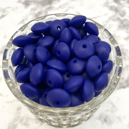 12mm Silicone Lentil Beads – Craftable Supply