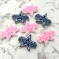 Cowboys Star Silicone Focal Beads