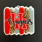UH Cougars Planar Resin Flatback with Hole