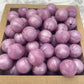 15mm Round Silicone Beads - Purple Pearl